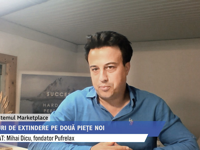 ZF Ecosistemul Marketplace. Mihai Dicu, fondator Pufrelax, ce produce şi comercializează fotolii de tip bean bag. „Anul acesta vizăm extinderea pe piaţa din Grecia, dar şi pe cea din Ungaria - prin platforma eMAG marketplace. Investiţia se ridică la 70.000 de euro“