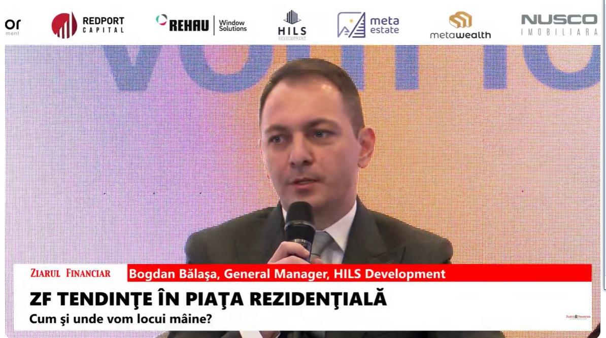 Bogdan Balasa, General Manager, HILS Development: Deficitul de pe piata rezidentială din Bucureşti este de 150-200.000 de unităti locative şi probabil se vor livra 17-18.000 de unităti anul acesta