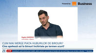 ZF Live. Bogdan Mariniuc, cofondator, A Space: Spaţiile de coworking şi birourile flexibile reprezintă doar 2% din piaţa de birouri din România, faţă de 8-10% la Londra