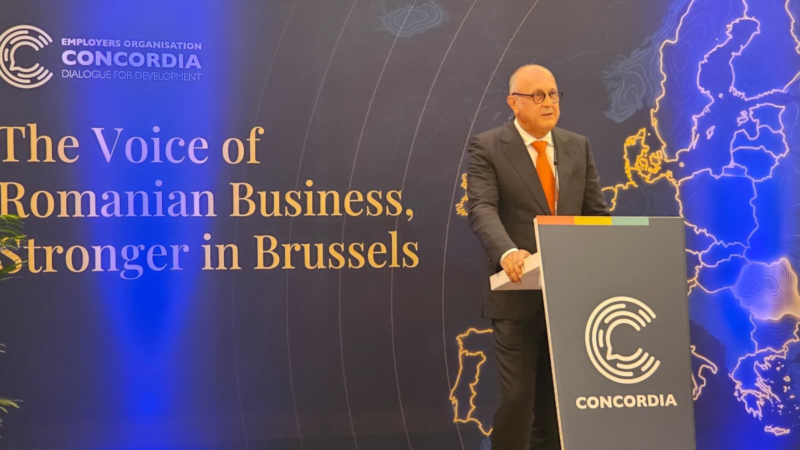Federația Patronală Concordia ajunge la Bruxelles, unde își deschide propriul birou. Dan Șucu, Concordia: „România nu a crescut singură. Coeziunea nu a fost niciodată caritate”