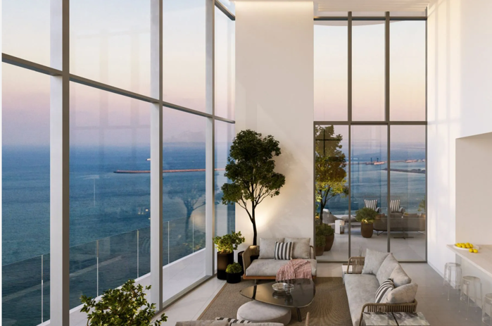 Cât costă să ai Mediterana la picioare? Un penthouse de aproape 17 milioane de euro, cu şase dormitoare şi zece băi, a fost scos la vânzare în Cipru, într-un turn de lux de pe malul Mediteranei