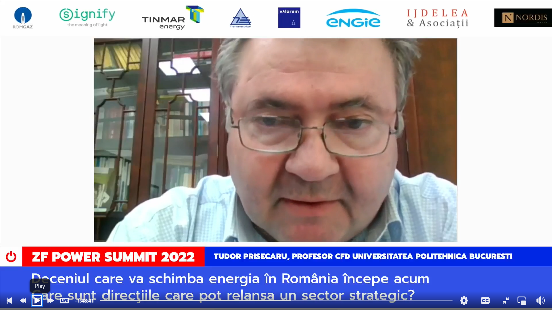 ZF Power Summit 2022. Tudor Prisecaru, profesor la Universitatea Politehnică Bucureşti: Înainte de a ne gândi la transformările din industrie trebuie să ne gândim la norme, pregătirea forţei umane. Lucrul cu hidrogenul nu este la fel ca lucrul cu alte gaze