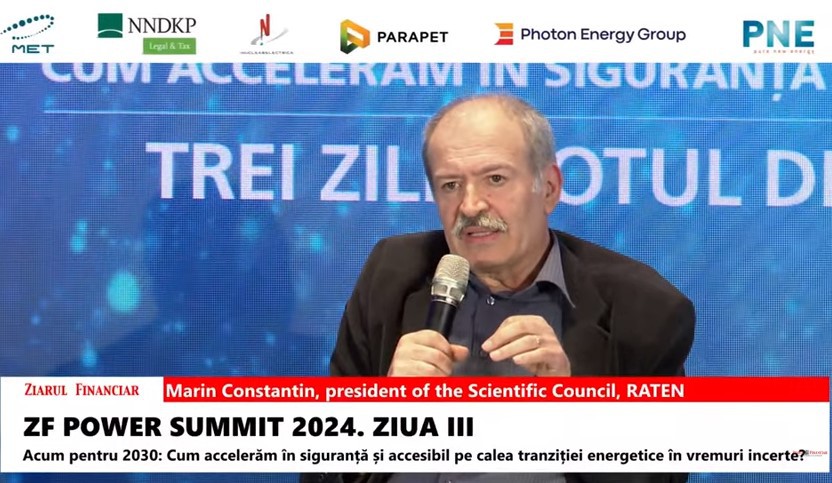 Marin Constantin, president of the Scientific Council, RATEN: Suntem suficient de pregătiţi pentru prima investiţie mare după o perioadă lungă de timp: modernizarea Unităţii 1 de la Cernavodă, care este un business obligatoriu şi care înseamnă prelungirea timpului de viaţă cu încă 30 de ani