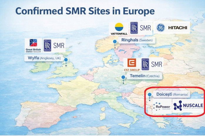 Cum arată harta proiectelor nucleare de tip SMR la nivel european şi ce este deosebit la proiectul de la Doiceşti. Poate deveni transformarea cărbuni-nuclear o strategie pentru România?