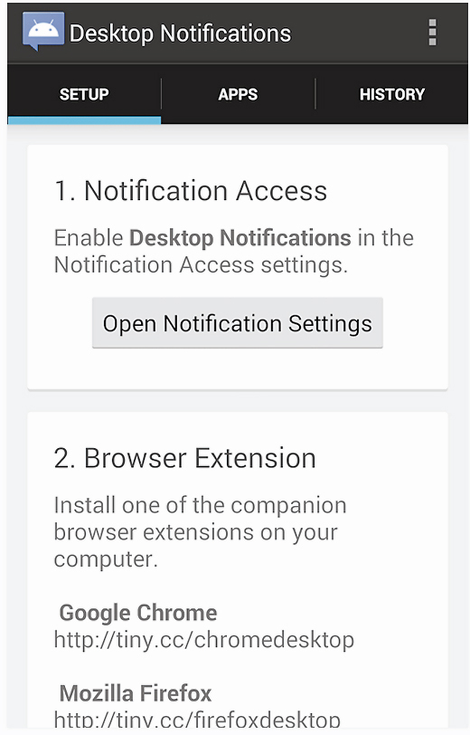Aplicaţia zilei: Desktop Notifications for Android