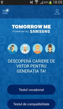 Aplicaţia zilei: TomorrowME