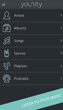 Aplicaţia zilei: younity: Home Media Server