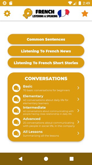 Aplicaţia zilei: Learn French - Listening and Speaking