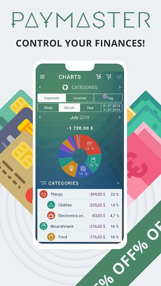 Aplicaţia zilei: Paymaster: Budget Manager & Spend Tracker