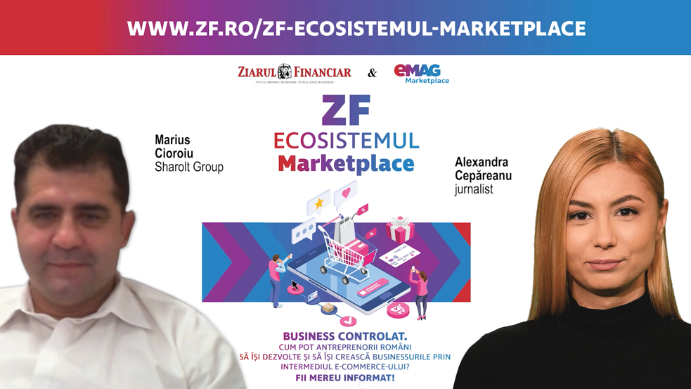 ZF Ecosistemul Marketplace. Marius Cioroiu, proprietar al Sharolt Group: Cifra de afaceri a crescut cu 60% în 2020, până la 8 mil. euro, iar pentru 2021 estimăm o creştere de 25%