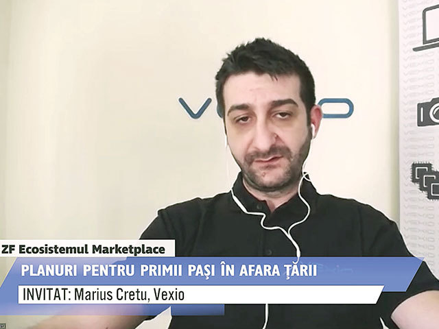 Marius Creţu, business development manager Vexio: Pentru anul în curs vizăm afaceri de 25 mil. euro, plus 25%, şi extinderea măcar pe piaţa din Bulgaria, prin intermediul platformei marketplace“
