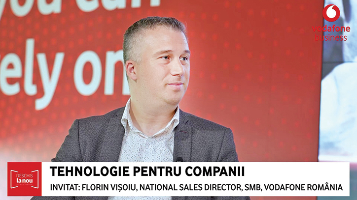 ZF/Vodafone Deschis la nou. Florin Vişoiu, national sales director pentru segmentul IMM, Vodafone: Cel mai mare obstacol în calea digitalizării este faptul că antreprenorii nu au expertiză şi cunoştinţe despre beneficiile implementării tehnologiei