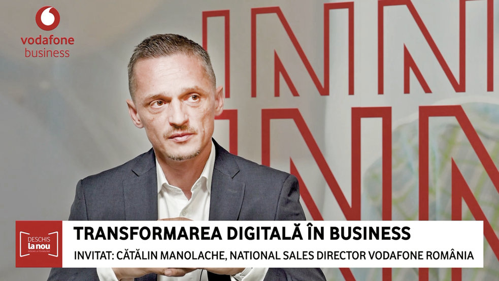 ZF / Vodafone Deschis la nou. Cătălin Manolache, national sales director, Vodafone România: Vedem un interes ridicat pentru digitalizare în toate industriile cu o competiţie dură, unde jucătorii trebuie să fie deschişi la nou pentru a rămâne relevanţi