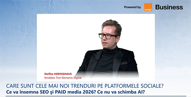 ZF Live. Steffen Heringhaus, fondator, Five Elements Digital: Inteligenţa artificială nu va schimba nevoia de conţinut original. Conţinutul scris artificial se bazează pe conţinut care există deja, nu conţine nimic nou