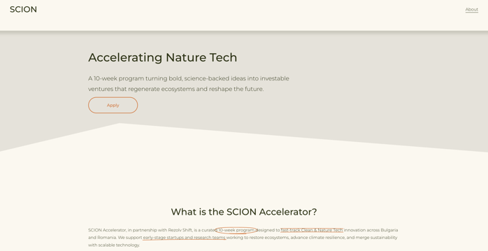 Acceleratorul SCION, bazat pe AI şi susţinut de britanicii de la Rezolv Energy, caută start-up-uri româneşti pentru o nouă cohortă. În prima ediţie, 2 echipe locale au urcat pe podium