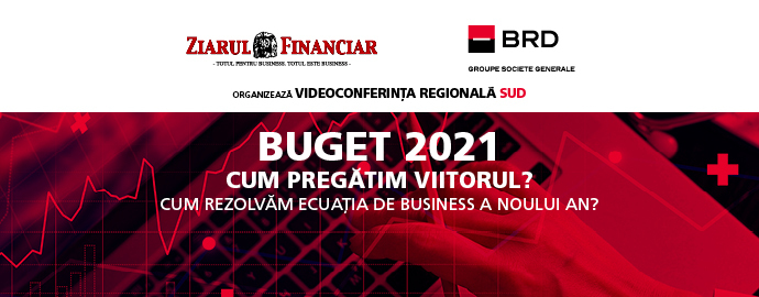 Urmează a treia videoconferinţă ZF - BRD Buget 2021- Cum pregătim viitorul?. Marţi, 26 ianuarie, ora 9:00. „Este important să ne amintim misiunea şi scopul, dacă ne vom concentra pe acestea, ne vom putea pregăti pentru ceea ce va veni.”