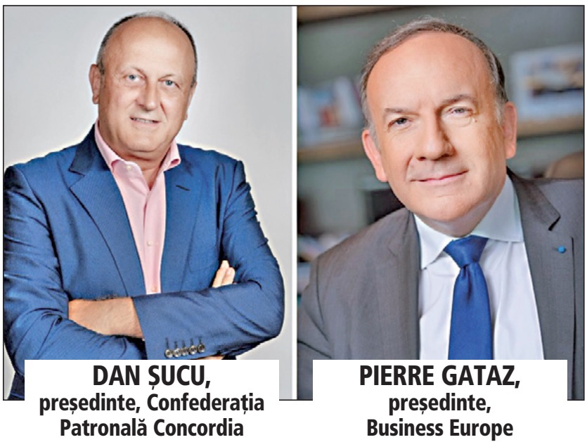 OPINIE: Dan Şucu, preşedinte, Confederaţia Patronală Concordia, şi Pierre Gataz, preşedinte, Business Europe: Tranziţia europeană la economia verde e un efort imens pentru toţi