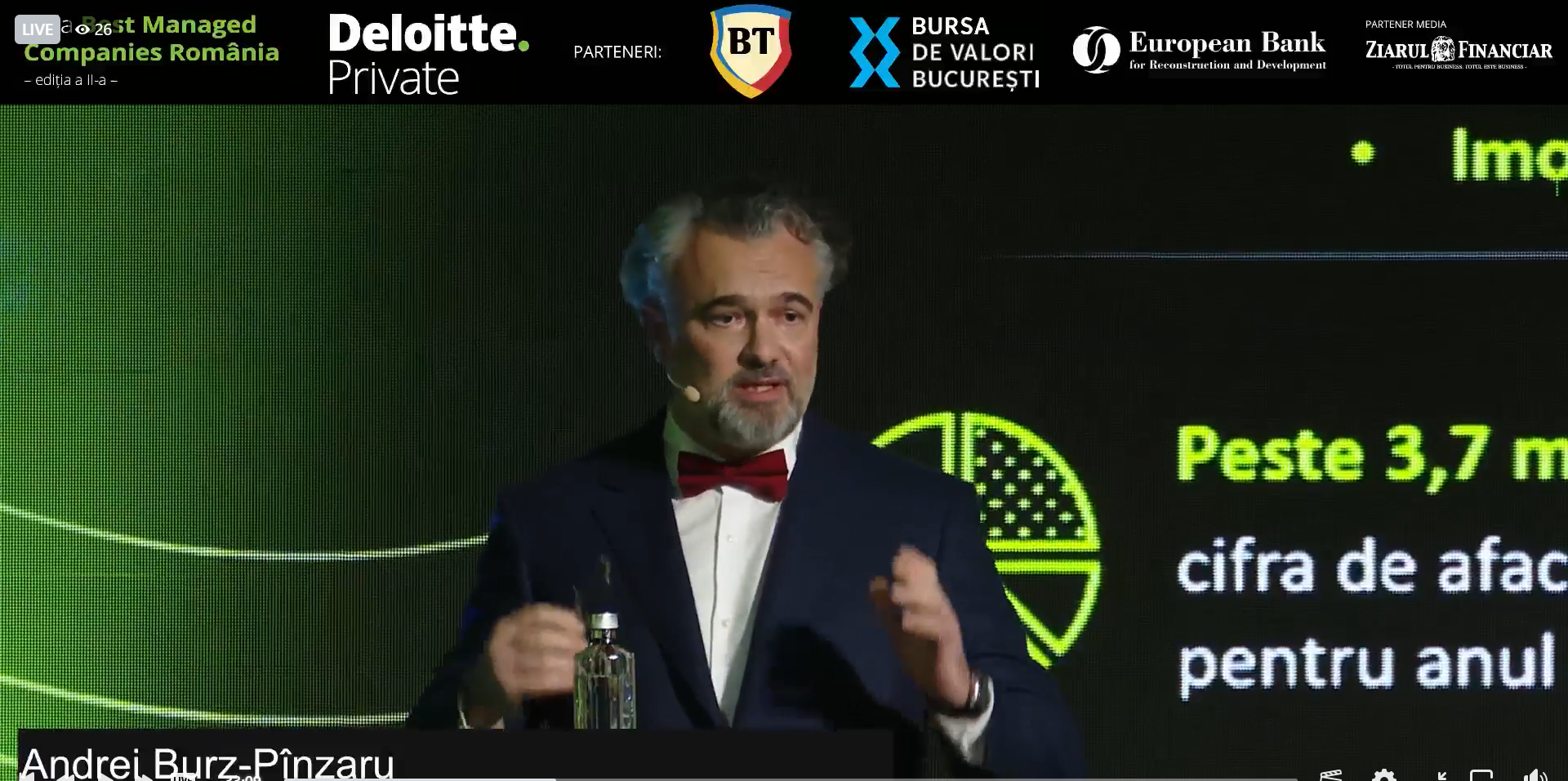 Andrei Burz-Pînzaru, partener, liderul Deloitte Private în România: Am avut peste 100 de companii interesate să participe la programul Best Managed Companies Romania, din care am selectat 40