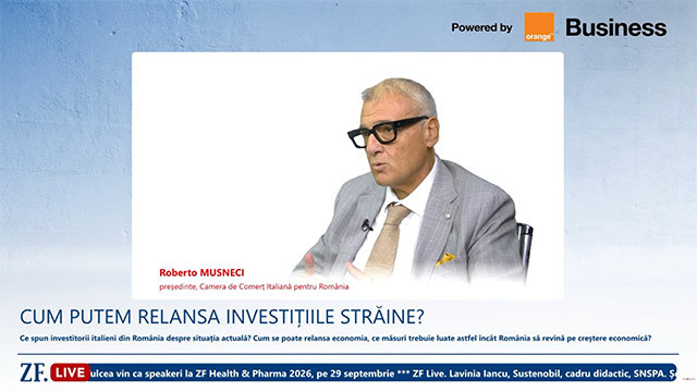  ZF Live. Roberto Musneci, preşedintele Camerei de...