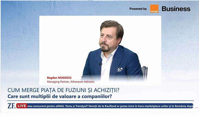 ZF Live. Bogdan Mugescu, managing partner, Atheneum...