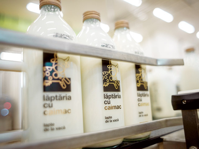 Noua fabrică de lactate Agroserv Măriuţa a semnat cu Mega Image pentru livrarea de lactate marca Lăptăria cu caimac
