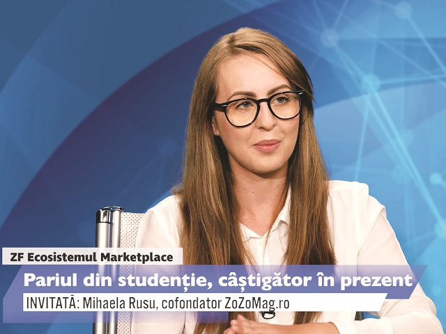 ZF ECOSISTEMUL MARKETPLACE. Mihaela Rusu, cofondator zozomag.ro: În perioada stării de urgenţă am înregistrat creşteri de 120%