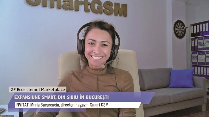 ZF ECOSISTEMUL MARKETPLACE. Maria Bucurenciu, director magazin Smart GSM: „Vrem ca în următorii doi ani să deschidem câte un magazin în fiecare sector al Capitalei“