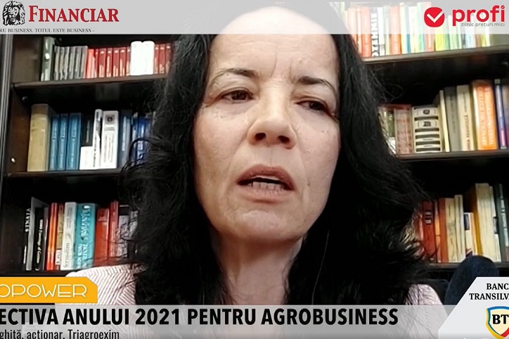 ZF Agropower 2021. Nina Gheorghiţă, acţionar Triagroexim: Când am tras linie, veniturile din 2021 erau peste aşteptările din buget şi ne-a ajutat să recuperăm o parte din pierderile din 2020