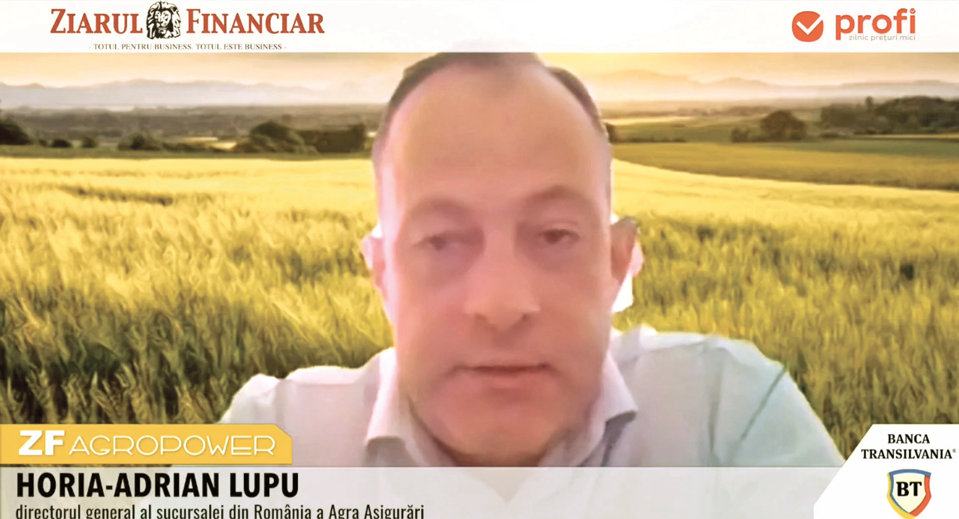 ZF Agropower. Horia Lupu, director general, Agra Asigurări în România: La noi în companie în 2022 va fi o creştere semnificativă faţă de anul trecut. Rămâne de văzut dacă suprafeţele asigurate la nivel de ţară vor creşte sau doar sumele asigurate
