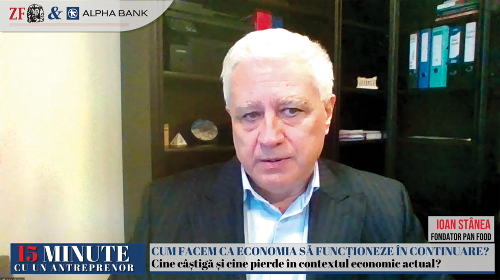 ZF 15 minute cu un antreprenor, un proiect Ziarul Financiar şi Alpha Bank. Ioan Stânea, Pan Food: Comerţul tradiţional se micşorează de la an la an, trebuie să compensăm cumva şi vom miza mai mult pe exporturi