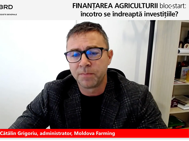 Cătălin Grigoriu, Moldova Farming: Irigaţiile sunt cheia în sectorul de agricultură, fără irigaţii vom vorbi despre o agricultură falimentară