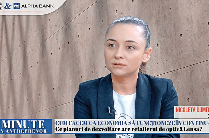 ZF 15 minute cu un antreprenor.  Nicoleta Dumitrescu, COO, Lensa: Anul acesta vrem să deschidem 15 magazine şi analizăm să intrăm pe două noi pieţe