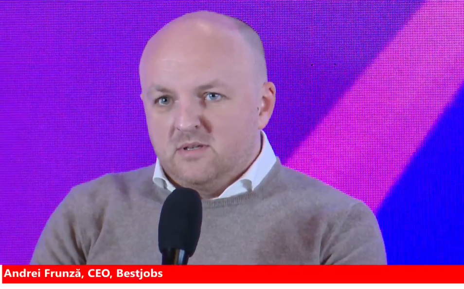 Andrei Frunză, CEO, Bestjobs:  E un dezechilibru între cerere şi ofertă în recrutate. În T1 a crescut numărul de aplicări la joburi, dar cererea este în continuare depăşită de nevoia de recrutare din partea companiilor