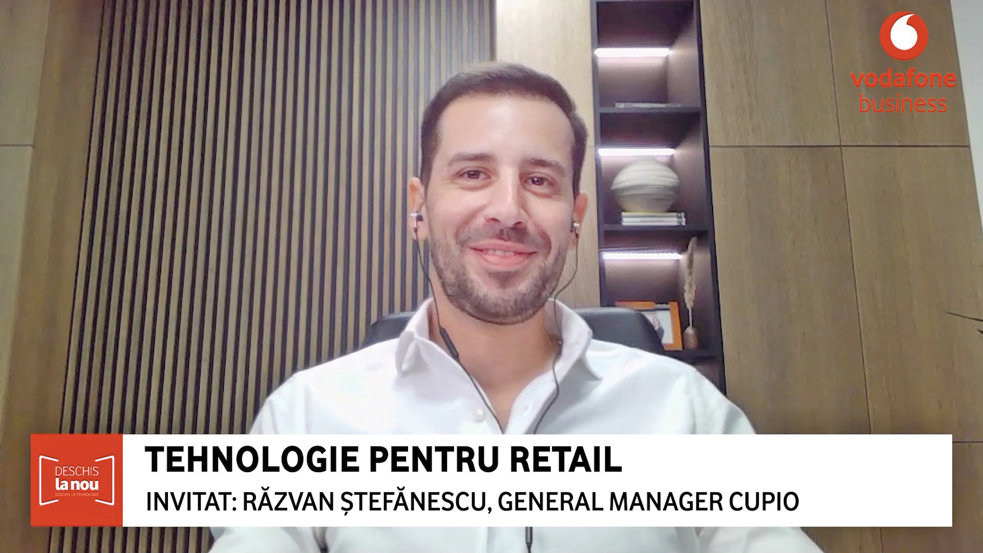 ZF/Vodafone Deschis la nou. Răzvan Ştefănescu, director general al Cupio - brand local din industria de cosmetice: Îi încurajez pe antreprenori să înceapă de ieri, dacă se poate, să investească în digitalizare