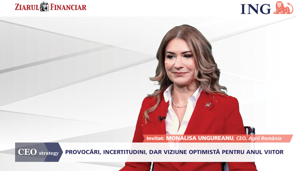 ZF CEO Strategy. Monalisa Ungureanu, CEO, Agrii România:  Investiţia în capital de lucru este cea mai mare problemă cu care noi ne confruntăm în general