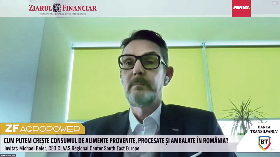 ZF Agropower. Michael Beier, CEO, CLAAS: Există cerere pentru produse româneşti, există voinţă, dar trebuie să producem mai multe alimente local