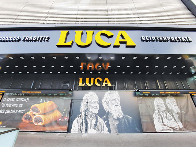 Reţeaua LUCA merge cu o patiserie la parterul Unirea Shopping Center din Bucureşti