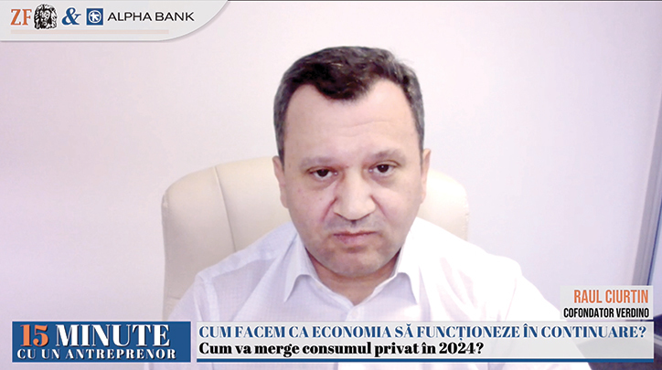 Raul Ciurtin, fondator al Verdino: Consumatorii sunt...
