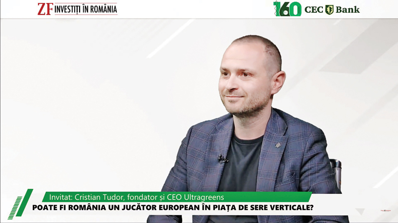 ZF Investiţi în România! Producătorul de plante şi sere verticale Ultragreens este în discuţii avansate cu un investitor strategic