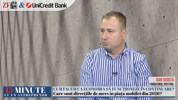 ZF 15 minute cu un antreprenor. Dan Dodiţa, Spectral Mobila: Piaţa de mobilă din România a scăzut cu 20%. Ne-am orientat către alte nişe de piaţă, precum mobilarea unor cămine studenţeşti, şi avem proiecte şi din afara ţării