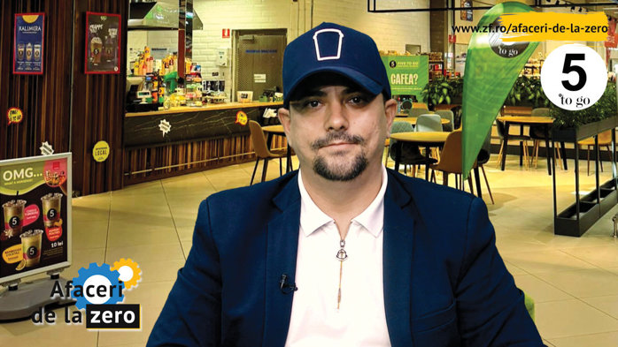 Ediţie specială Afaceri de la Zero susţinută de 5 to go. Cristi Moga, fost manager în cadrul unei reţele de amanet, a deschis trei cafenele 5 to go în Chiajna şi o pregăteşte pe a patra