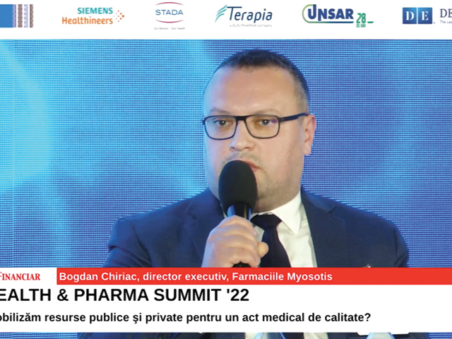 Bogdan Chiriac, directorul executiv al farmaciilor Myosotis: „Am integrat 20 de puncte de lucru achiziţionate, creştem peste nivelul pieţei“. În 2021, Myosotis a cumpărat un lanţ local de 20 de farmacii