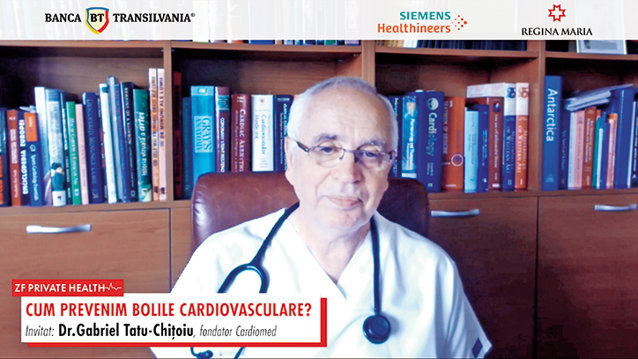 ZF Private Health. Medicul primar cardiolog Gabriel Tatu-Chiţoiu, fondatorul Cardiomed din Bucureşti: Lipseşte prevenţia primară, toată lumea este focusată pe spitale, dar scopul este să tratezi pacientul până să ajungă în spital