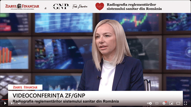Videoconferinţa ZF/GNP Radiografia reglementărilor sistemului sanitar din România. Manuela Guia, managing partner GNP: În industria farma, când constaţi lipsa de pe piaţă a unor medicamente esenţiale sau retragerea unor jucători este momentul pentru o schimbare