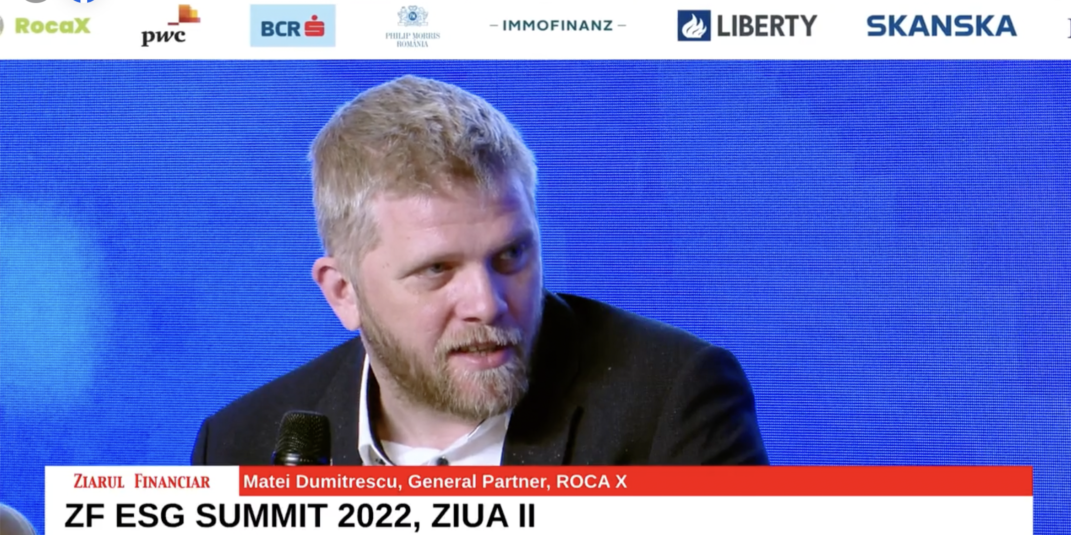 Matei Dumitrescu, General Partner, ROCA X: Nu ne-am propus din start să mergem către business-uri sustenabile, dar acum ne propunem din ce în ce mai mult