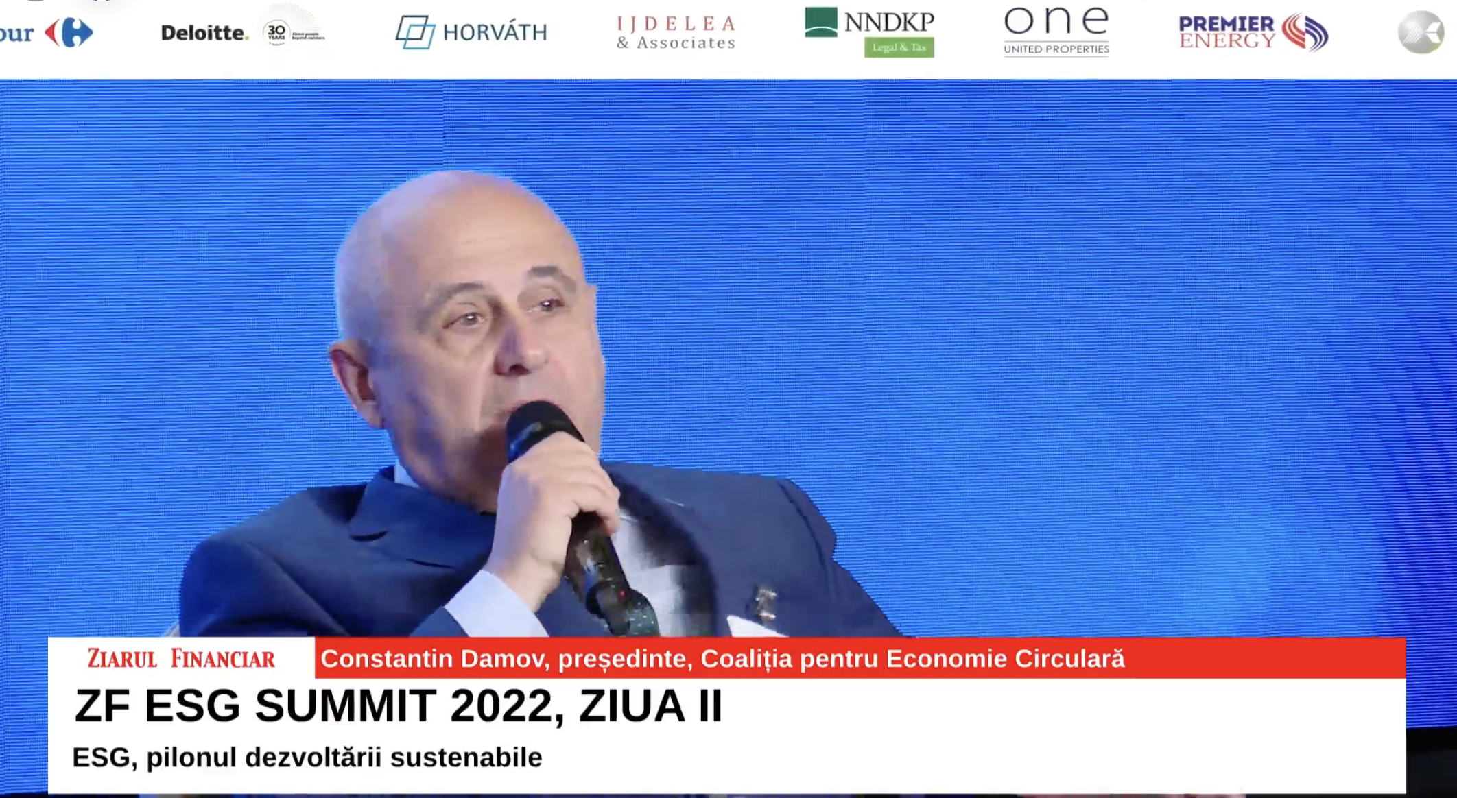 Constantin Damov, Preşedinte, Coaliţia pentru Economie Circulară: Tranziţia către ESG este un examen de sinceritate maximă al companiilor. Este ca şi cum te-ai duce să-ţi faci un set de analize