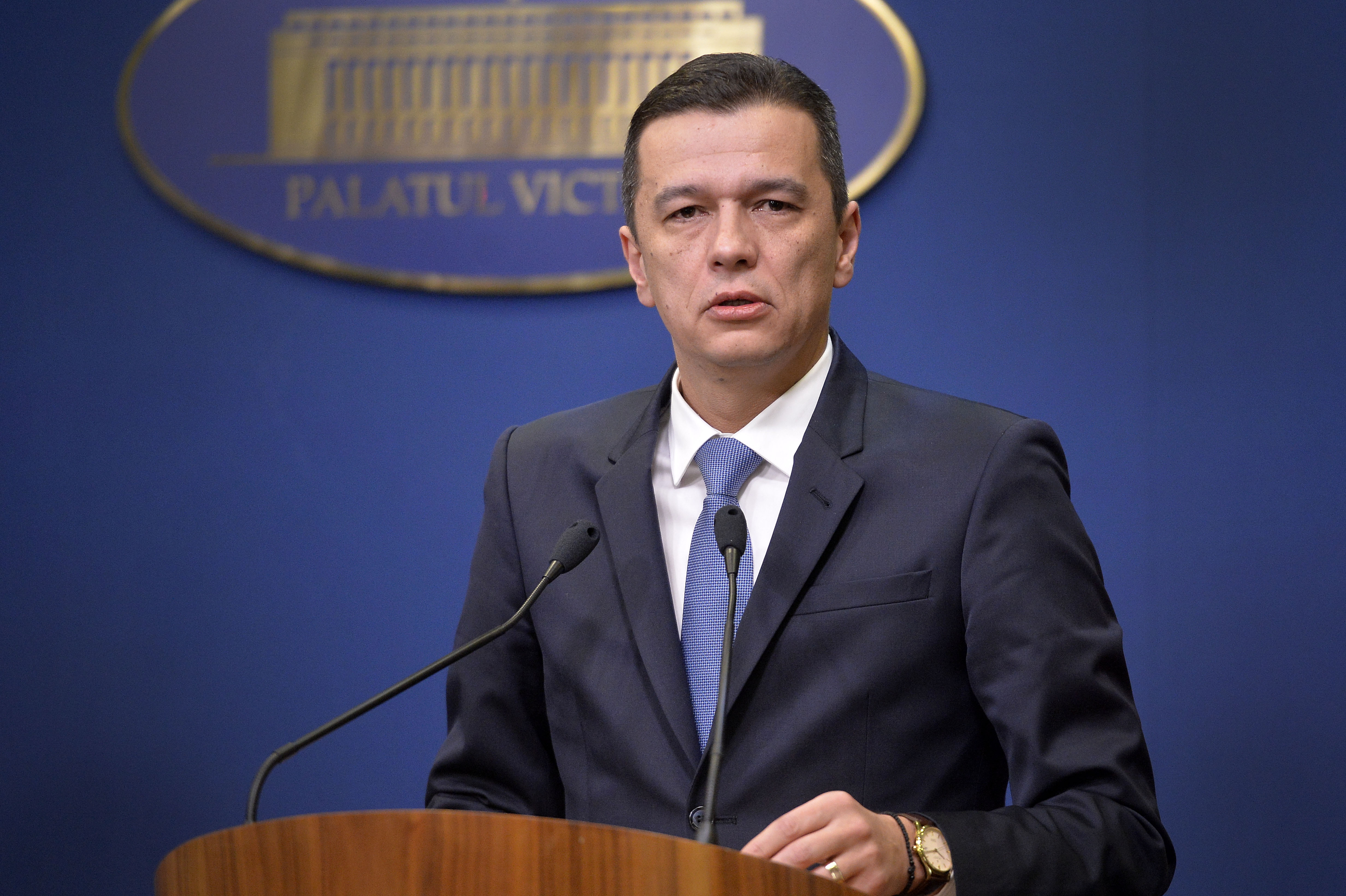 Premierul Sorin Grindeanu: Excedent bugetar pe primele trei luni este de 1,64 miliarde de lei, în timp ce rata somajului este la un minim istoric