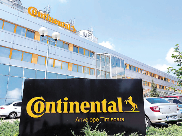 Problemele continuă pentru industria auto: Gigantul german Continental, cu 20 000 de angajaţi în România, anunţă o scădere a profitului operaţional cu 20% în T3/2019