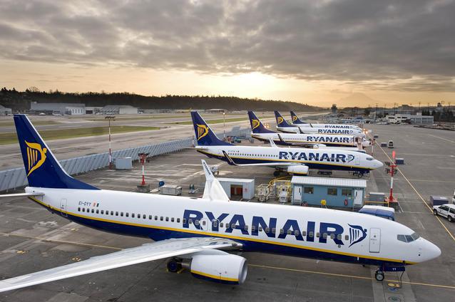 Ryanair reduce numărul curselor spre Spania
