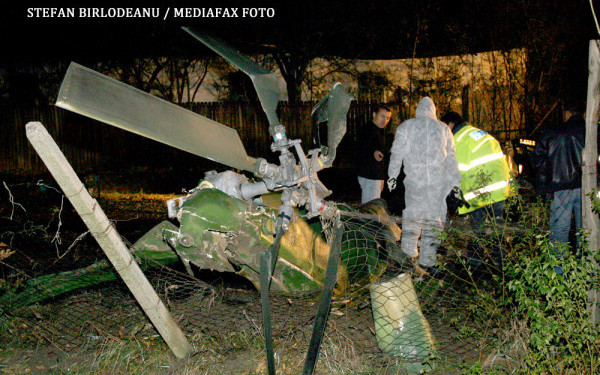 ISU Sibiu: Opt morţi şi doi răniţi, în urma prăbuşirii elicopterului militar în judeţul Sibiu 
